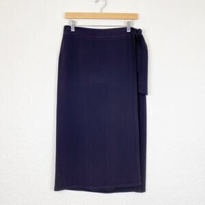 MaxMara Brown Wrap Midi Skirt